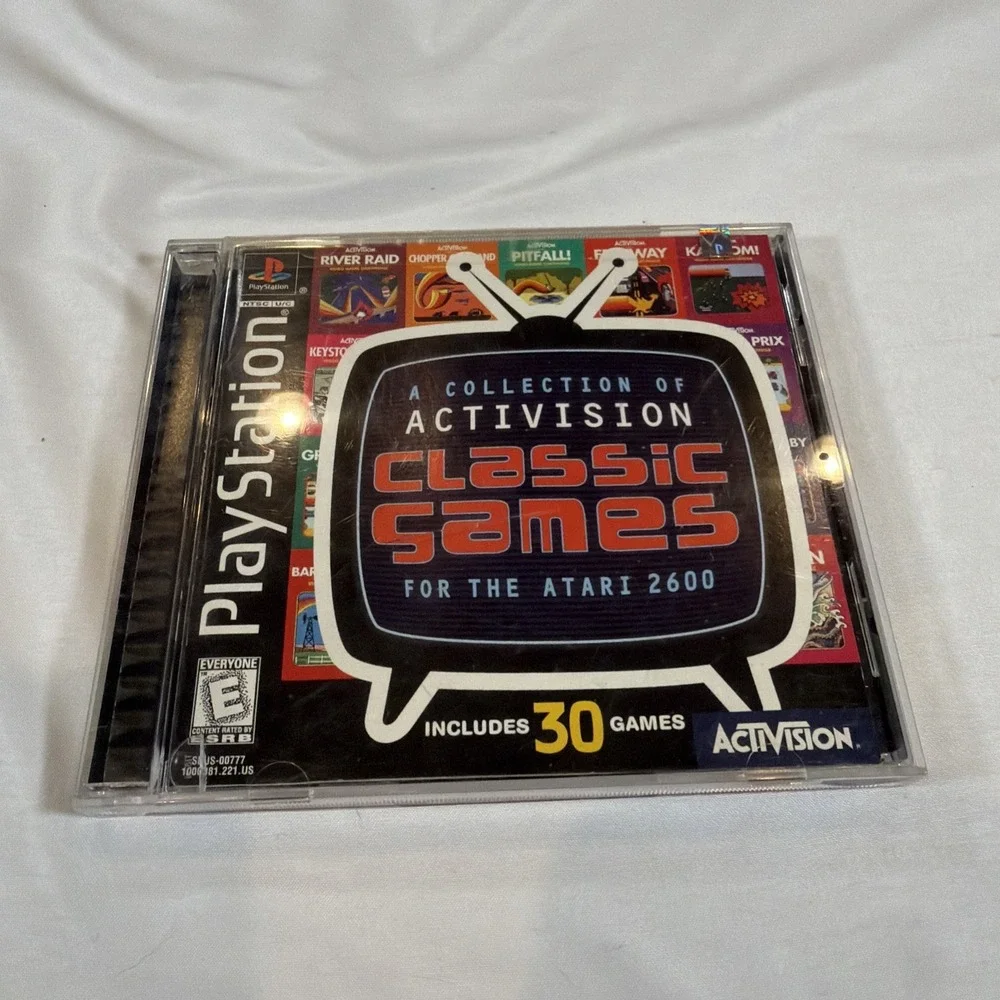PS1‎ Game Lot Activision Classics Fishing Game & More Complete PlayStation 1